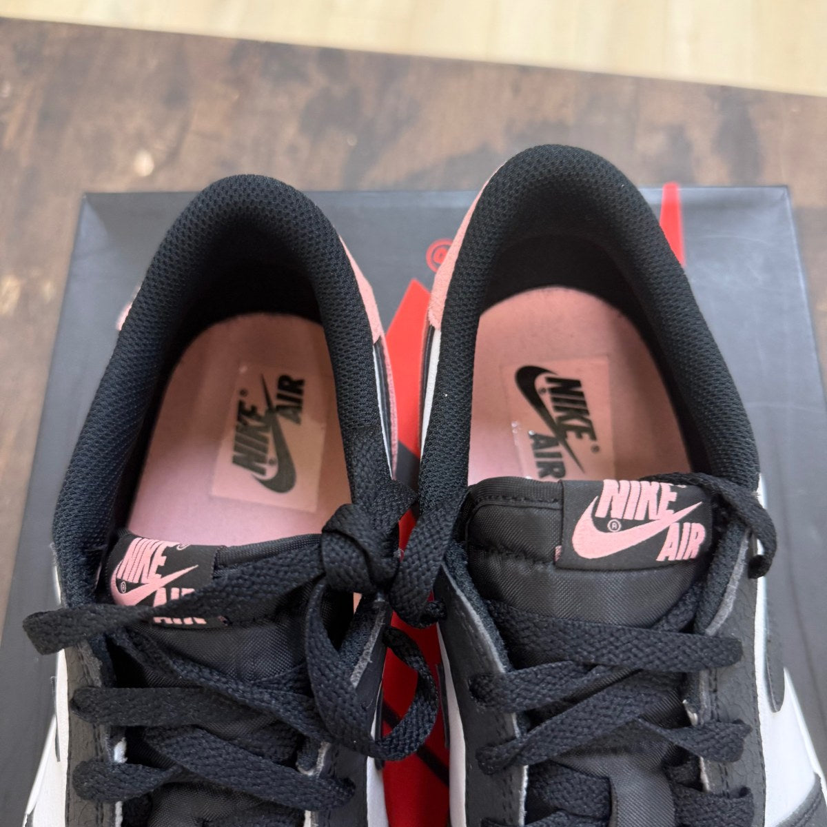 Jordan 1 Low OG Bleached Coral Size 13 (Pre-Owned) - Image 4