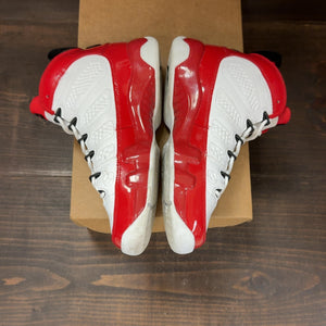 Jordan 9 Retro White Gym Red (GS) Size 5.5Y (Pre-Owned) - Image 4