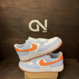 Nike Air Force 1 Low '07 Hydrogen Blue Orange Frost Size 13 (Pre-Owned) - Image 1