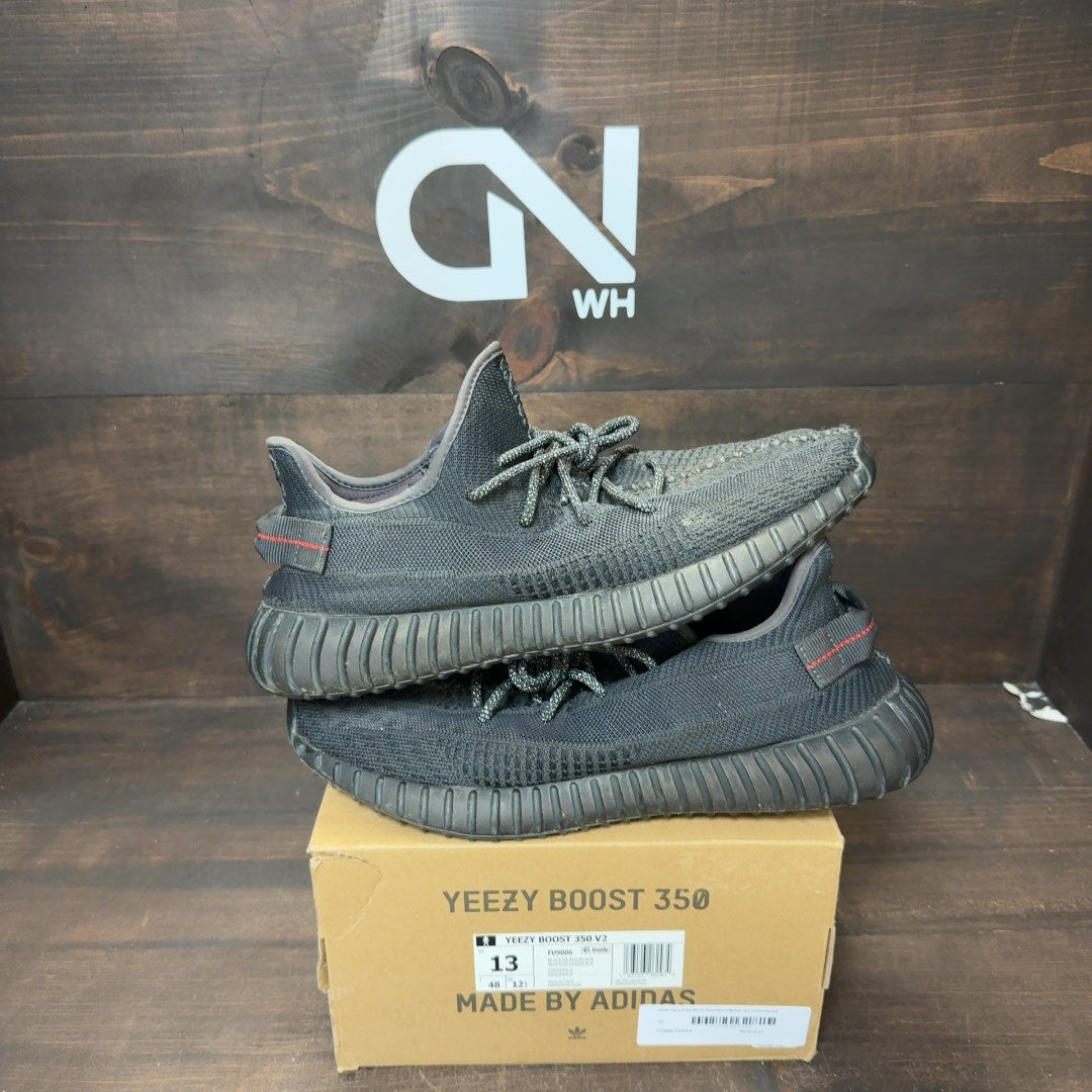 adidas Yeezy Boost 350 V2 Black (Non-Reflective) - Image 1