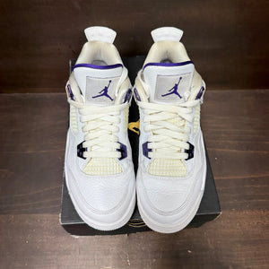 Jordan 4 Retro Metallic Purple (GS) Size 7Y (Pre-Owned)