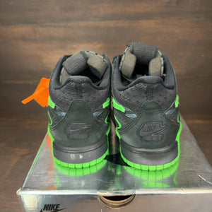 Nike Air Rubber Dunk Off-White Green Strike Size 8.5 (Pre-Owned)