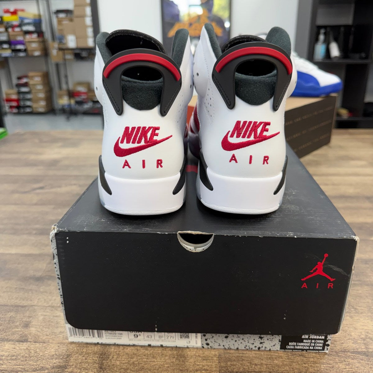 Jordan 6 Retro Carmine (2021) Size 9.5 (Pre-Owned)