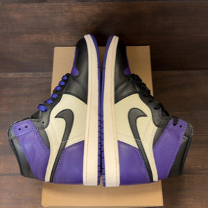 Jordan 1 Retro High Court Purple Size 9 (Pre-Owned) - Image 5