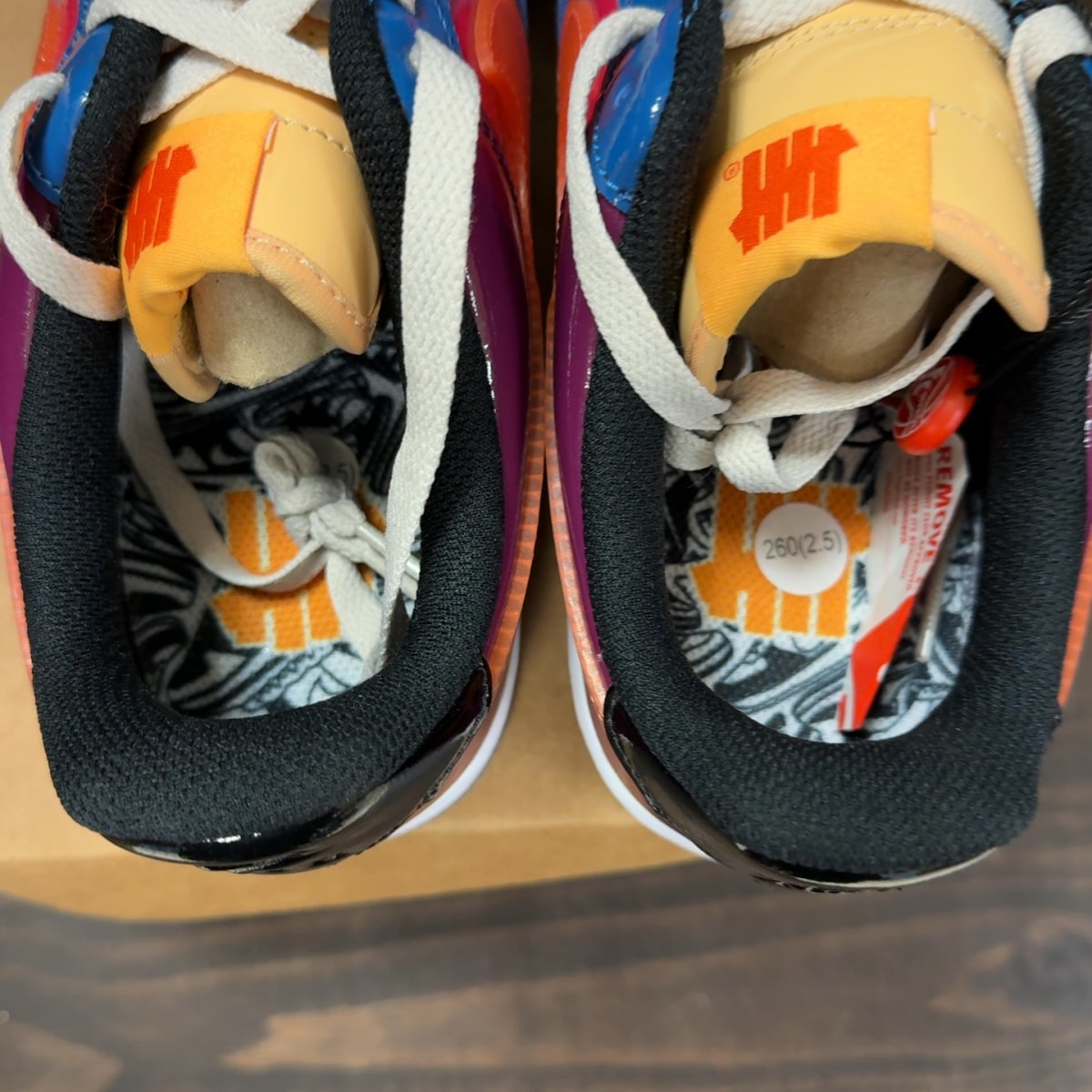 Nike Air Force 1 Low SP Undefeated Multi-Patent Total Orange Size 8 (Pre-Owned) - Image 6