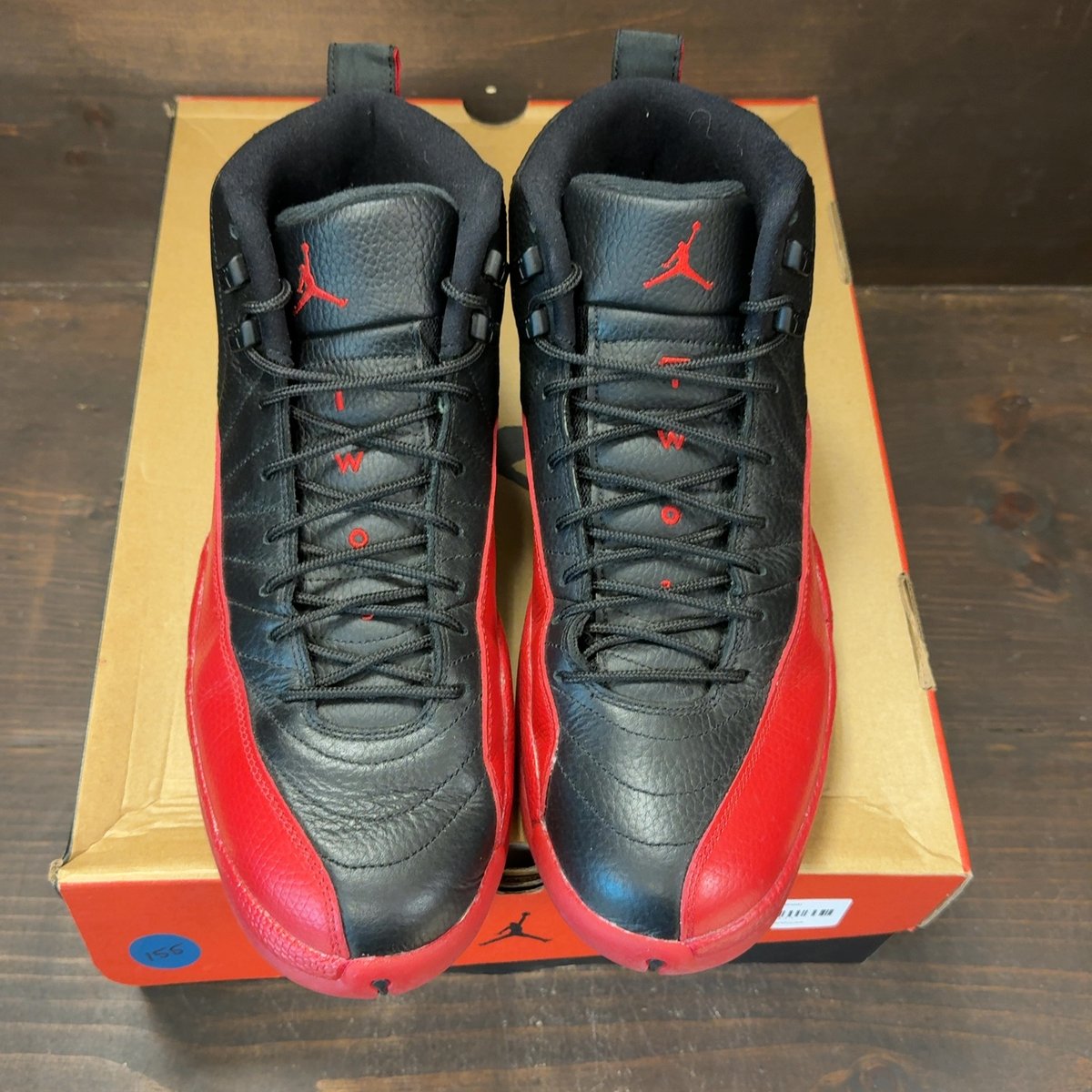 Jordan 12 Retro Flu Game (2016) Size 11.5 (Pre-Owned) - tag