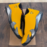 Jordan 14 Retro University Gold Size 12 (Pre-Owned) - Image 1