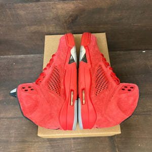 Jordan 5 Retro Red Suede Size 7 (Pre-Owned) - Image 4