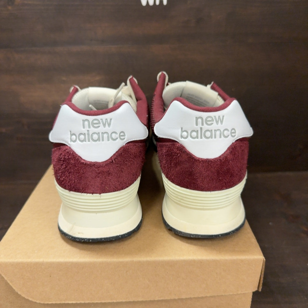 New Balance 574 Classic Crimson Size 11.5 (Pre-Owned) - Image 4