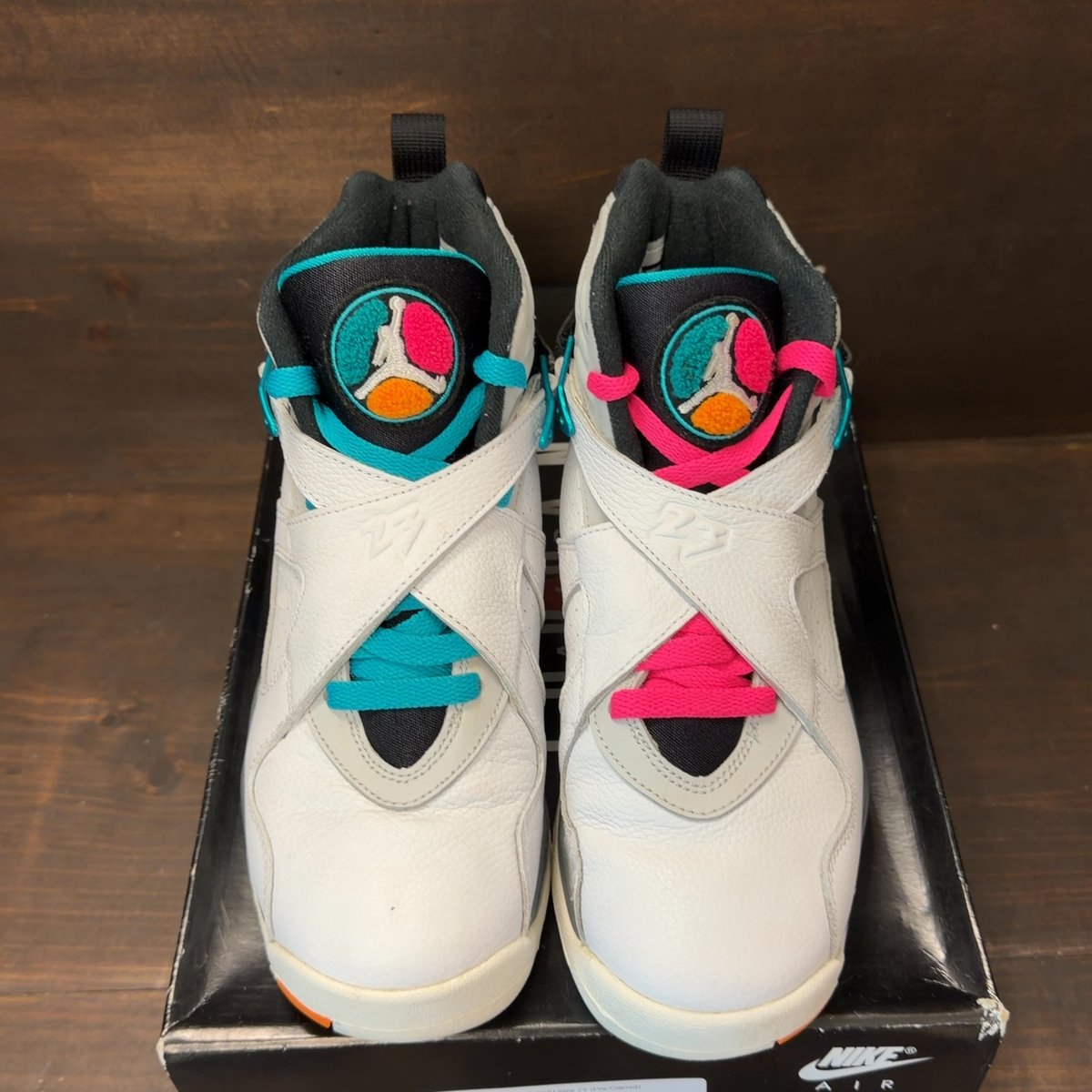 Jordan 8 Retro South Beach (GS) Size 7Y (Pre-Owned) - tag