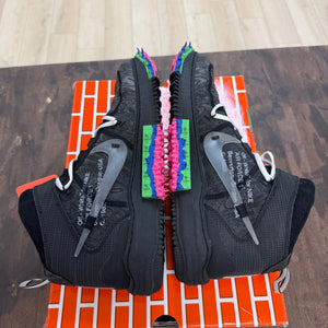 Nike Air Force 1 Mid Off-White Black Size 12 (Pre-Owned) - Image 4