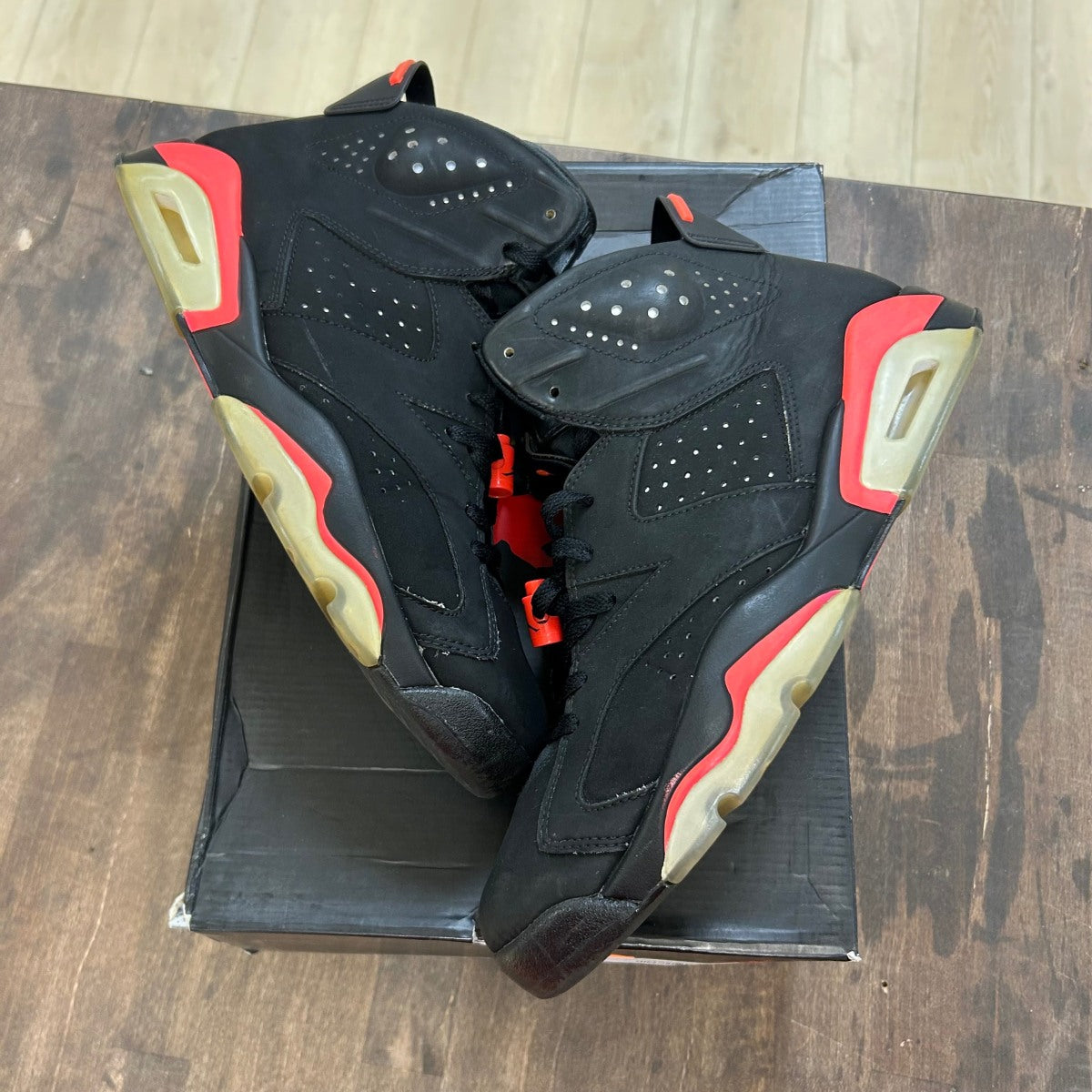 Jordan 6 Retro Infrared Black (2014) - Image 1