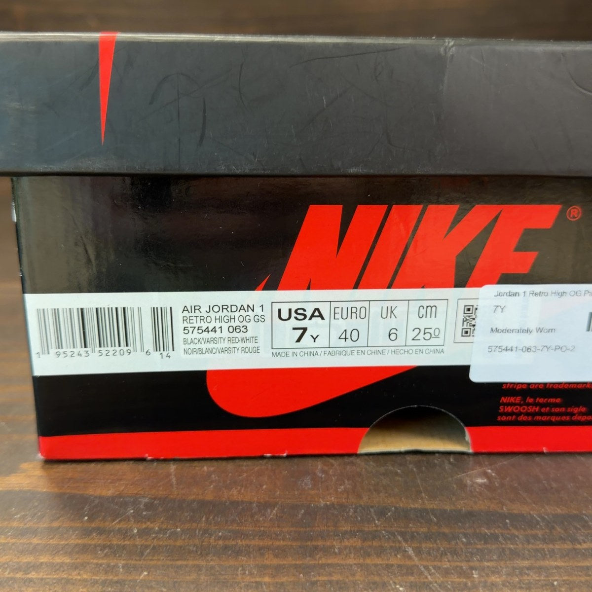Jordan 1 Retro High OG Patent Bred (GS) - Image 7