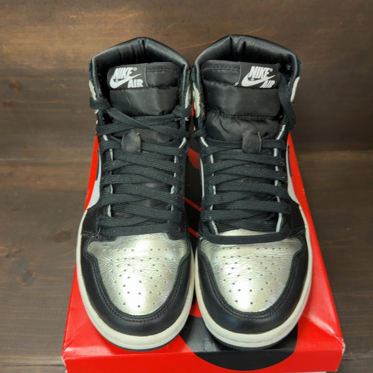 Jordan 1 Retro High Silver Toe (Women's) - Image 3