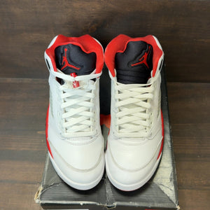 Jordan 5 Retro Fire Red Black Tongue (2025) - Image 3