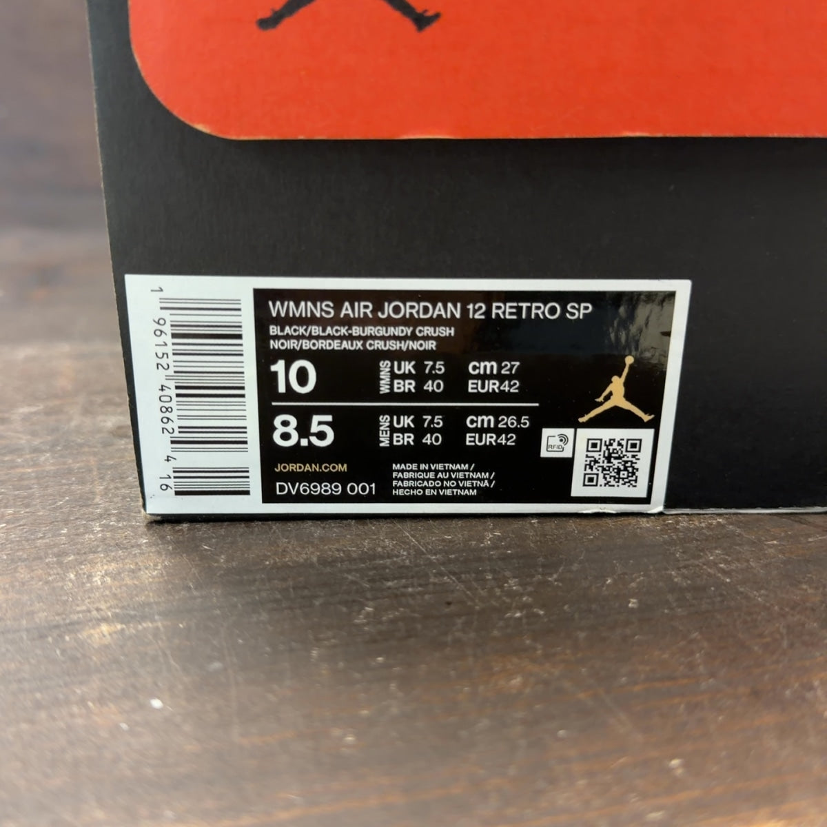 Jordan 12 Retro SP A Ma Maniére Black (Women's) - Image 7