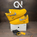 Nike Air Force 1 Low Off-White ICA University Gold - Image 1
