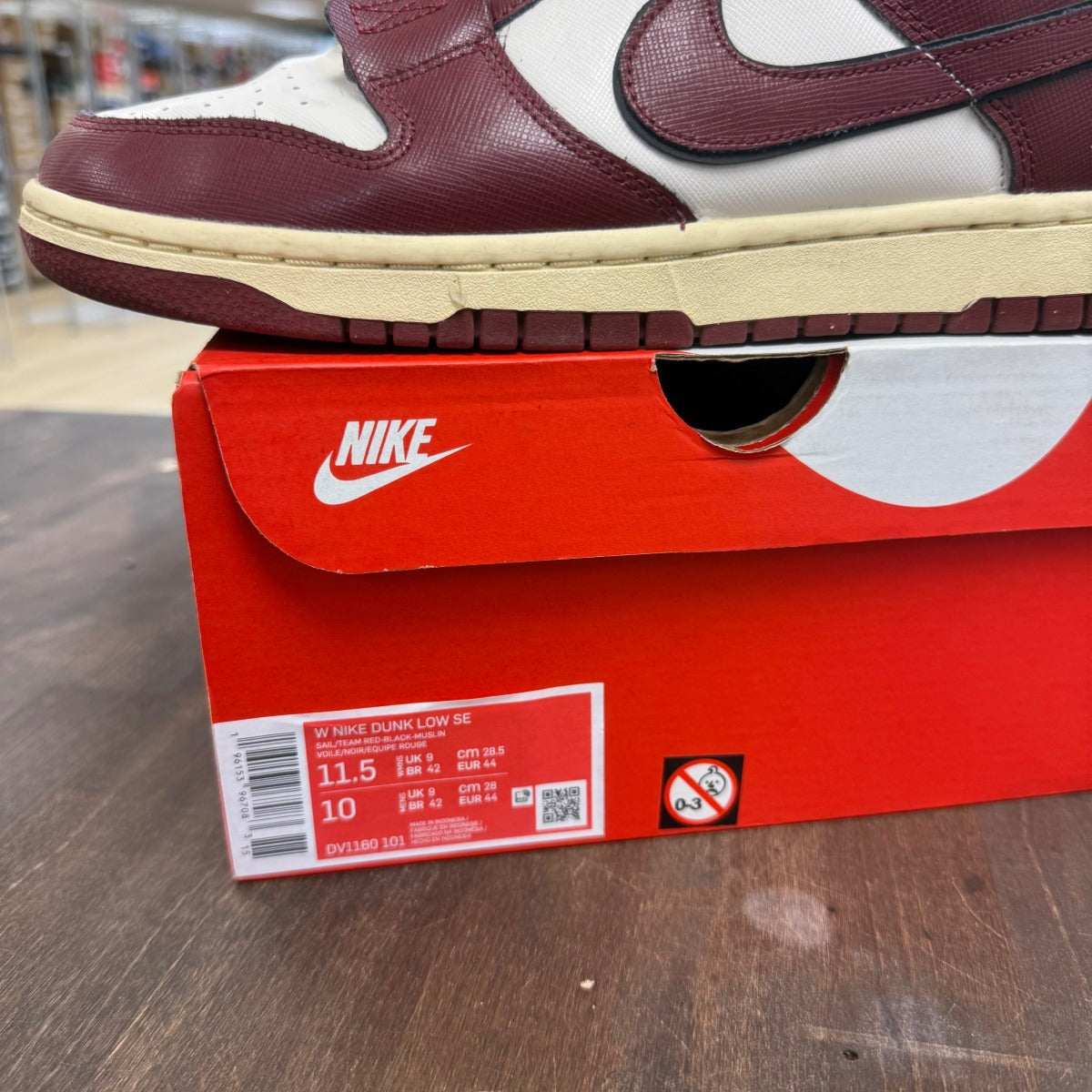 Nike Dunk Low SE Sisterhood Sail Team Red (Women's) - Image 6