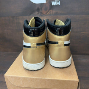 Jordan 1 Retro High NRG Patent Gold Toe Size 8 (Pre-Owned) - Image 4