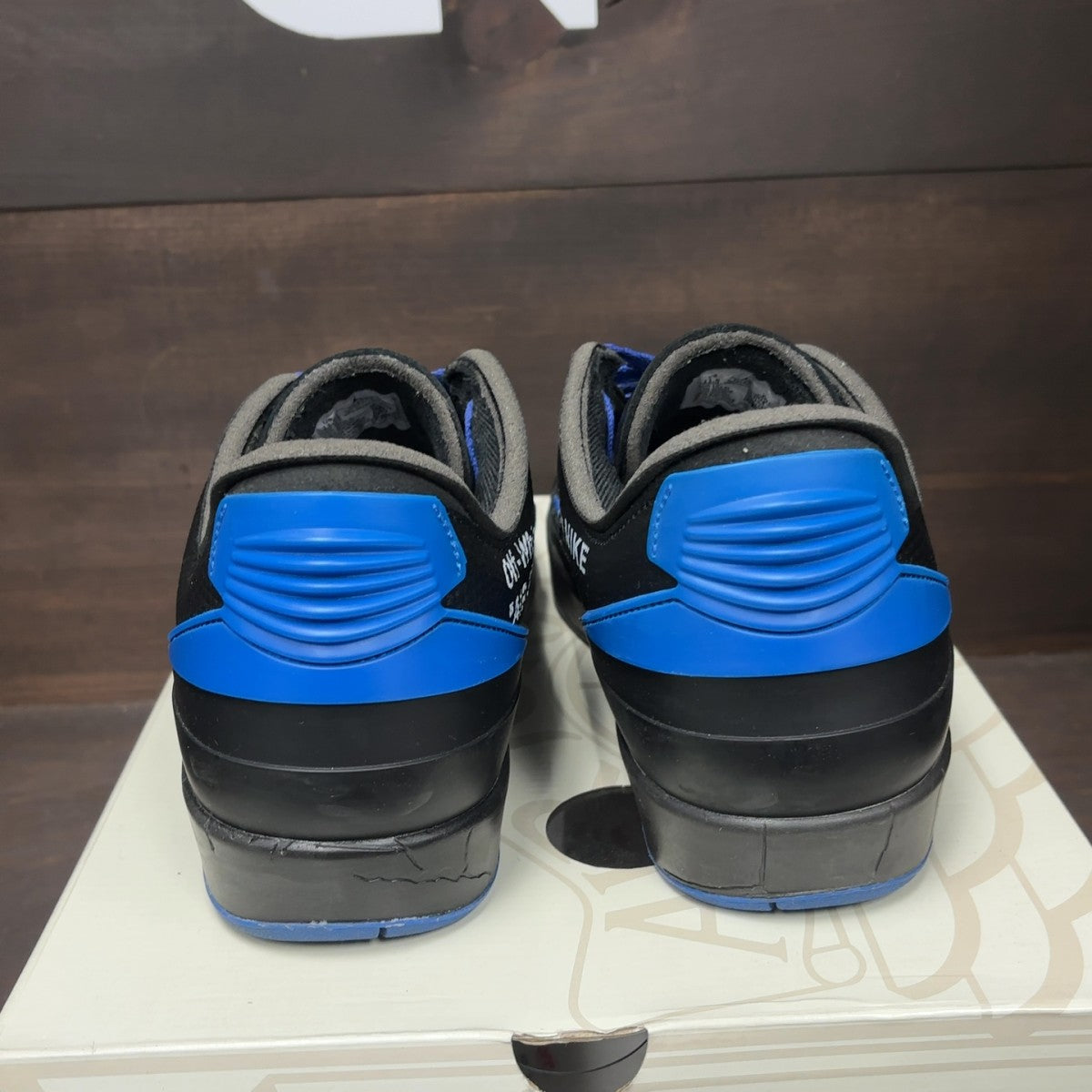 Jordan 2 Retro Low SP Off-White Black Blue - Image 5