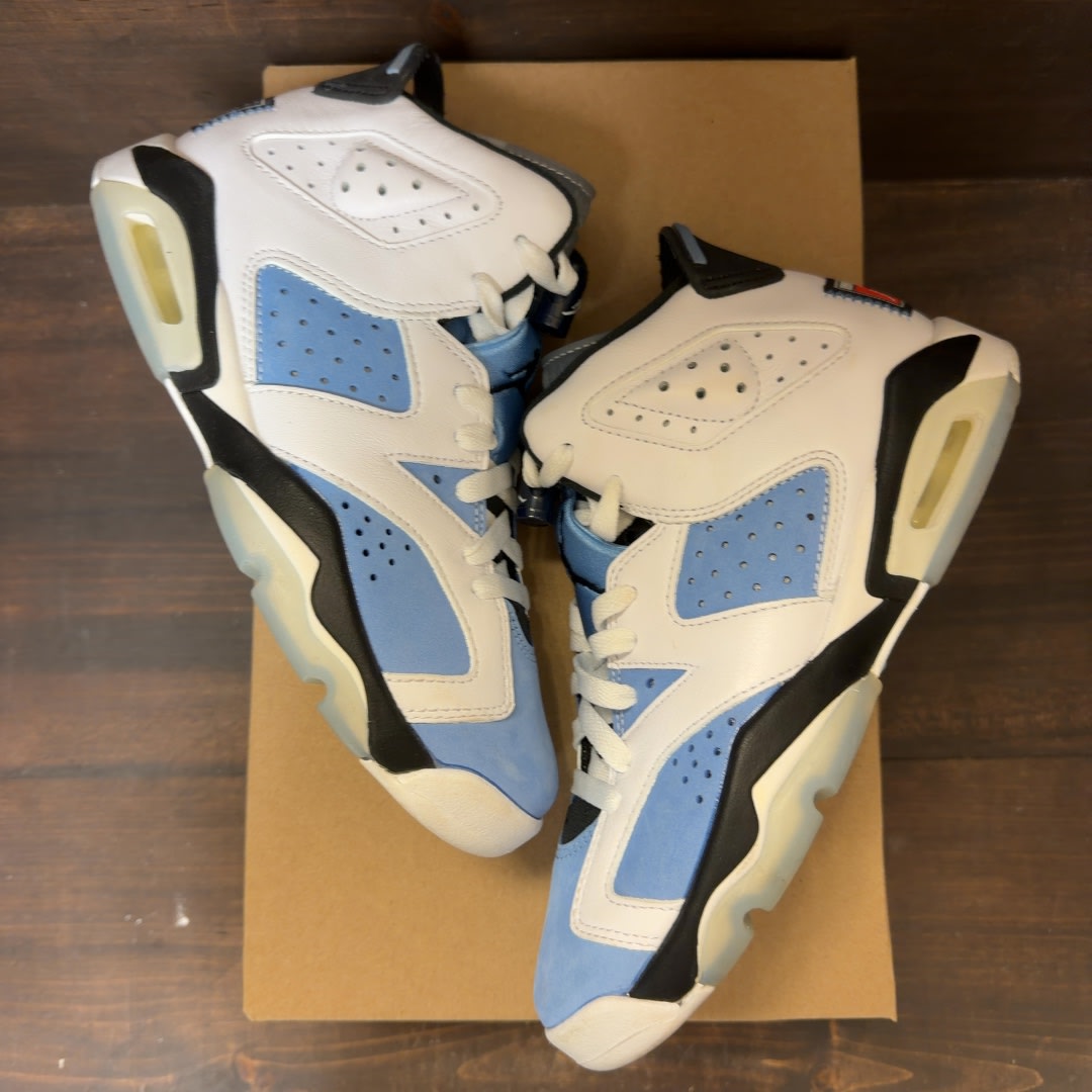 Jordan 6 Retro UNC White (GS) Size 5.5Y (Pre-Owned) - Image 2