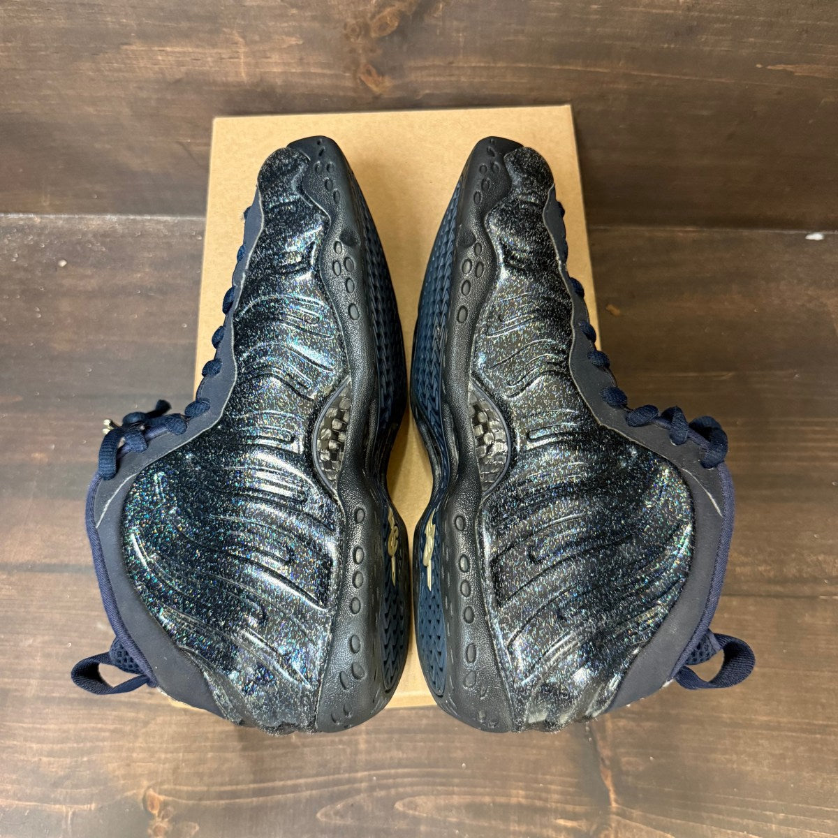 Nike Air Foamposite One Obsidian Glitter (Women's) Size 8.5W (Pre-Owned) - Image 5