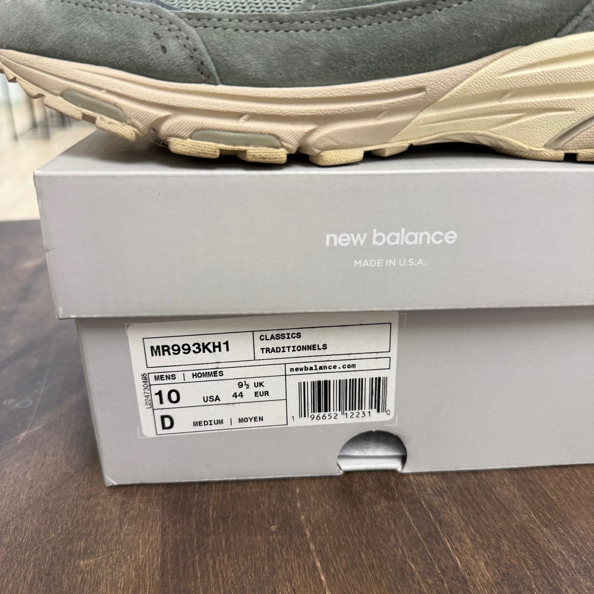 New Balance 993 MiUSA Kith Pistachio Size 10 (Pre-Owned)