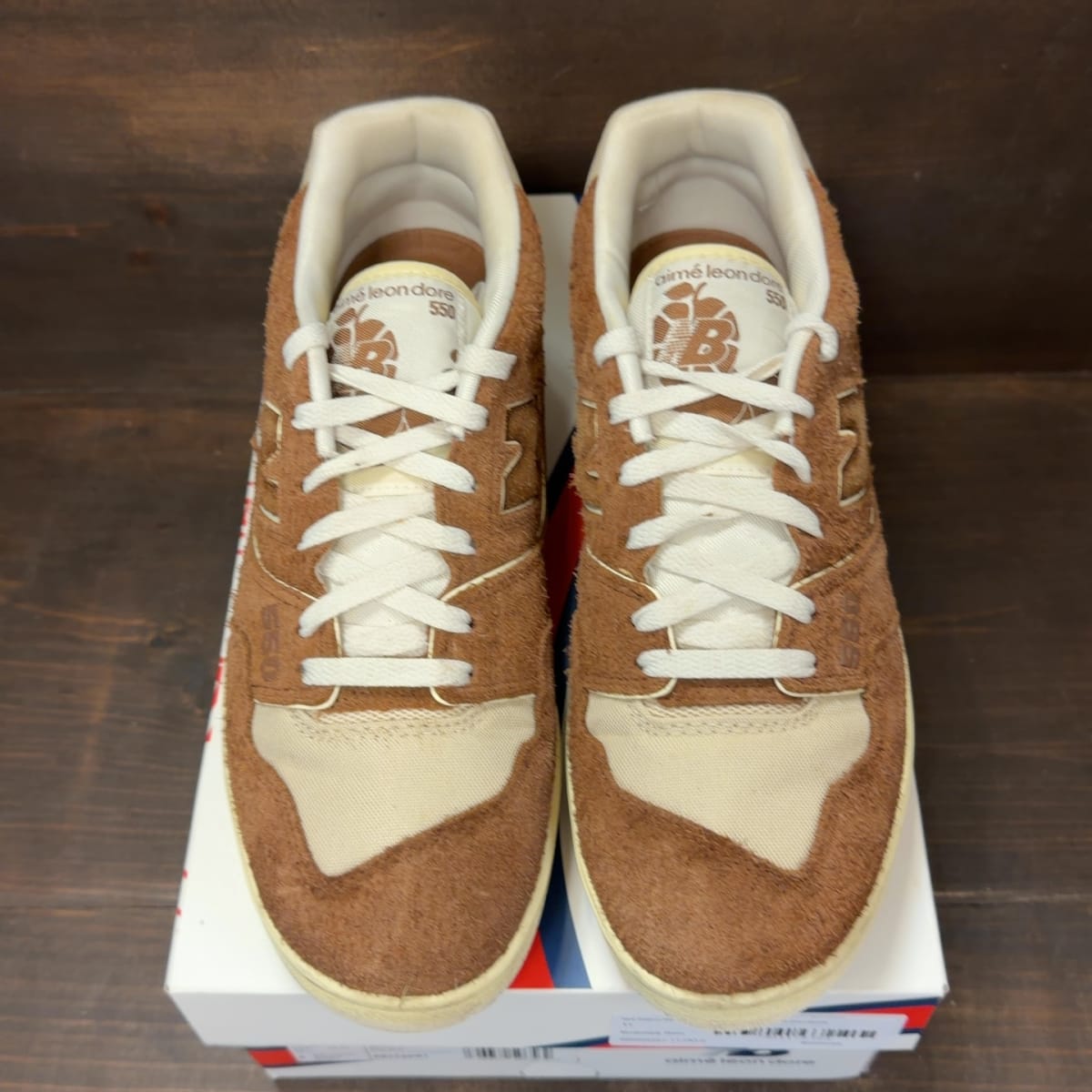 New Balance 550 Aime Leon Dore Brown Suede Size 11 (Pre-Owned) - tag