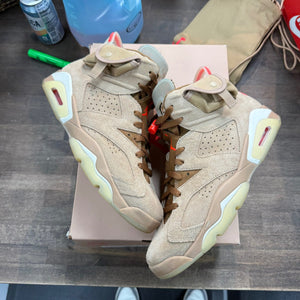 Jordan 6 Retro Travis Scott British Khaki Size 9 (Pre-Owned)