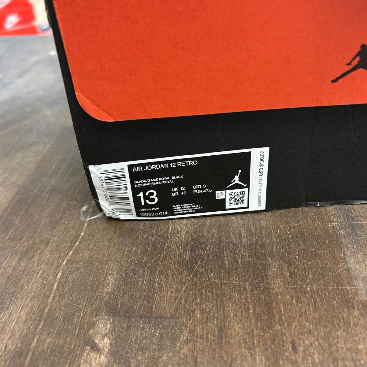 Jordan 12 Retro Black Game Royal - Image 6