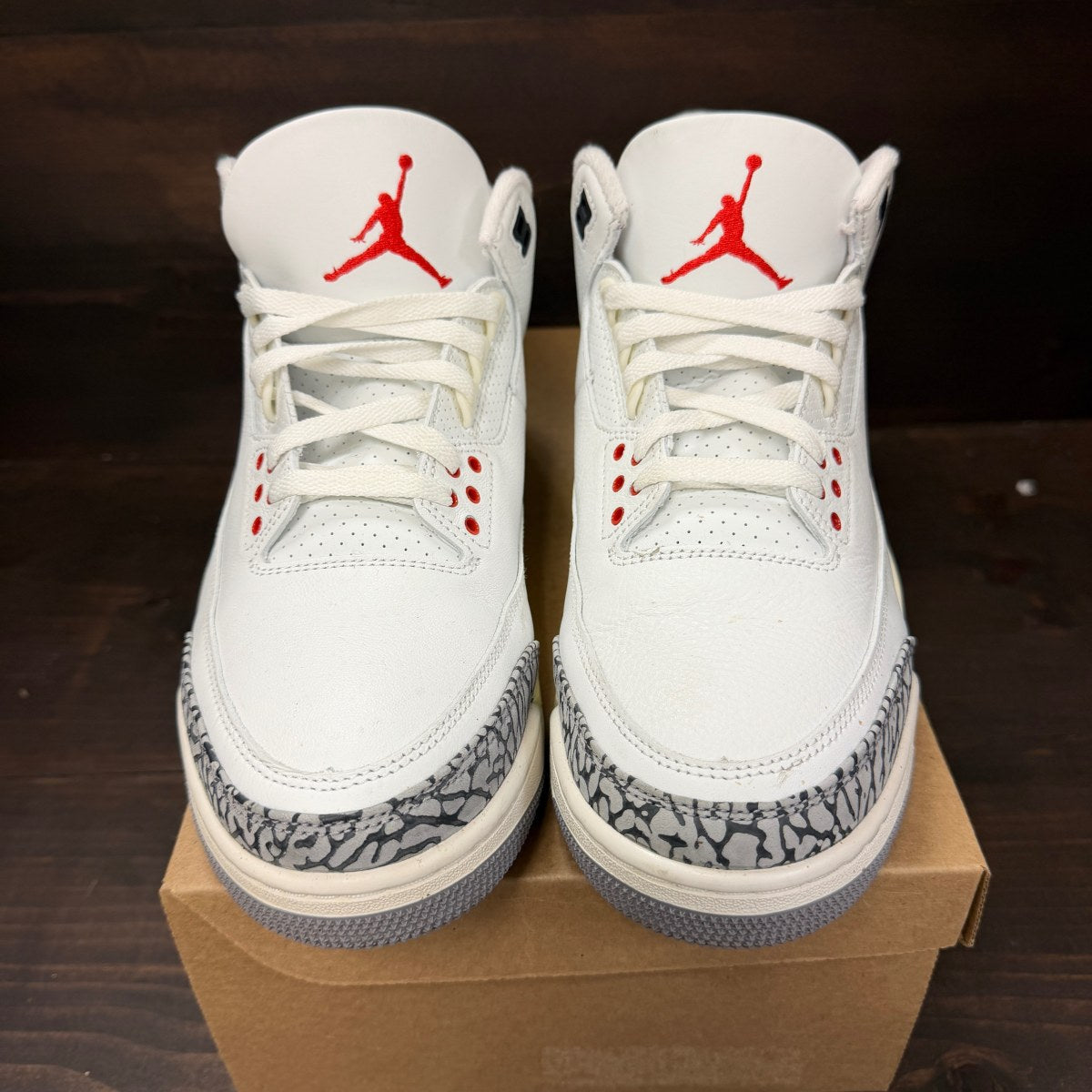 Jordan 3 Retro White Cement Reimagined Size 11 (Pre-Owned) - Image 3