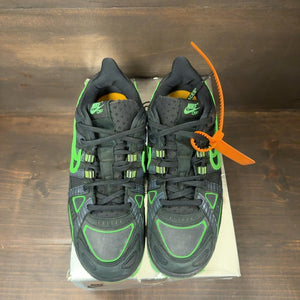 Nike Air Rubber Dunk Off-White Green Strike Size 9.5 (Pre-Owned)