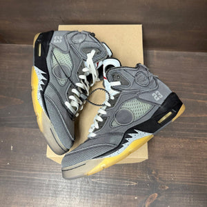 Jordan 5 Retro Off-White Muslin Size 9 (Pre-Owned) - tag