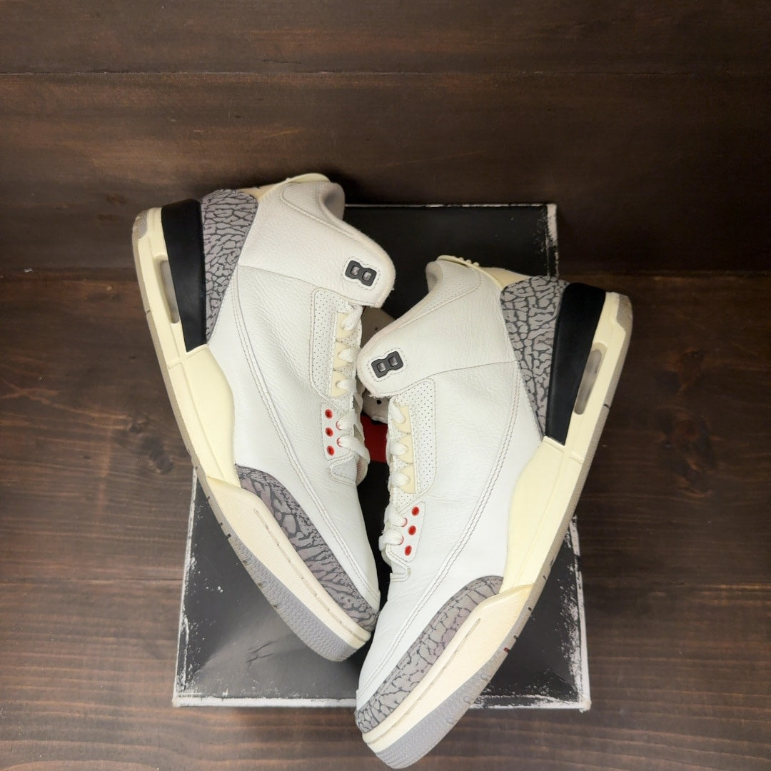 Jordan 3 Retro White Cement Reimagined Size 12 (Pre-Owned)