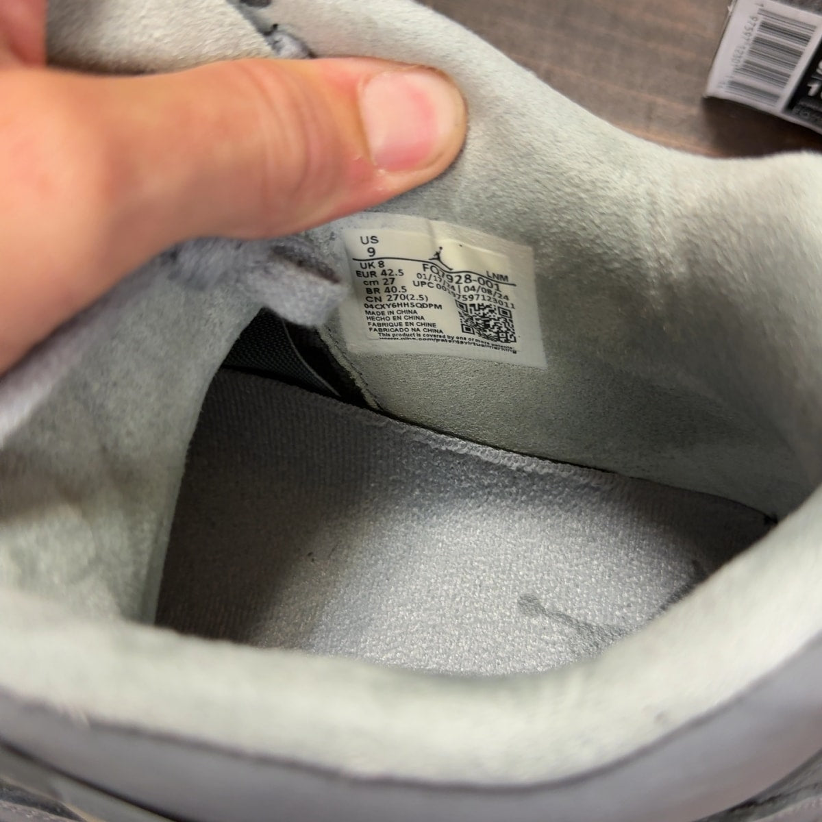 Jordan 4 Retro SE Paris Olympics Wet Cement - Image 7