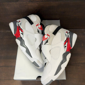 Jordan 8 Retro White True Red (2025) Size 10 (Pre-Owned) - Image 2
