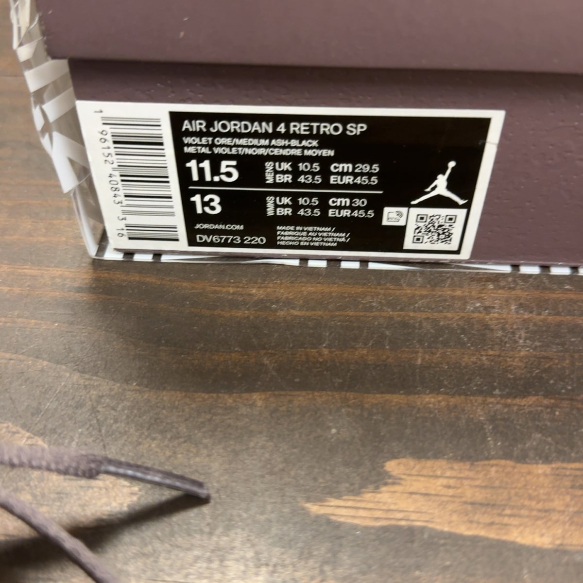 Jordan 4 Retro SP A Ma Maniére Violet Ore - Image 9
