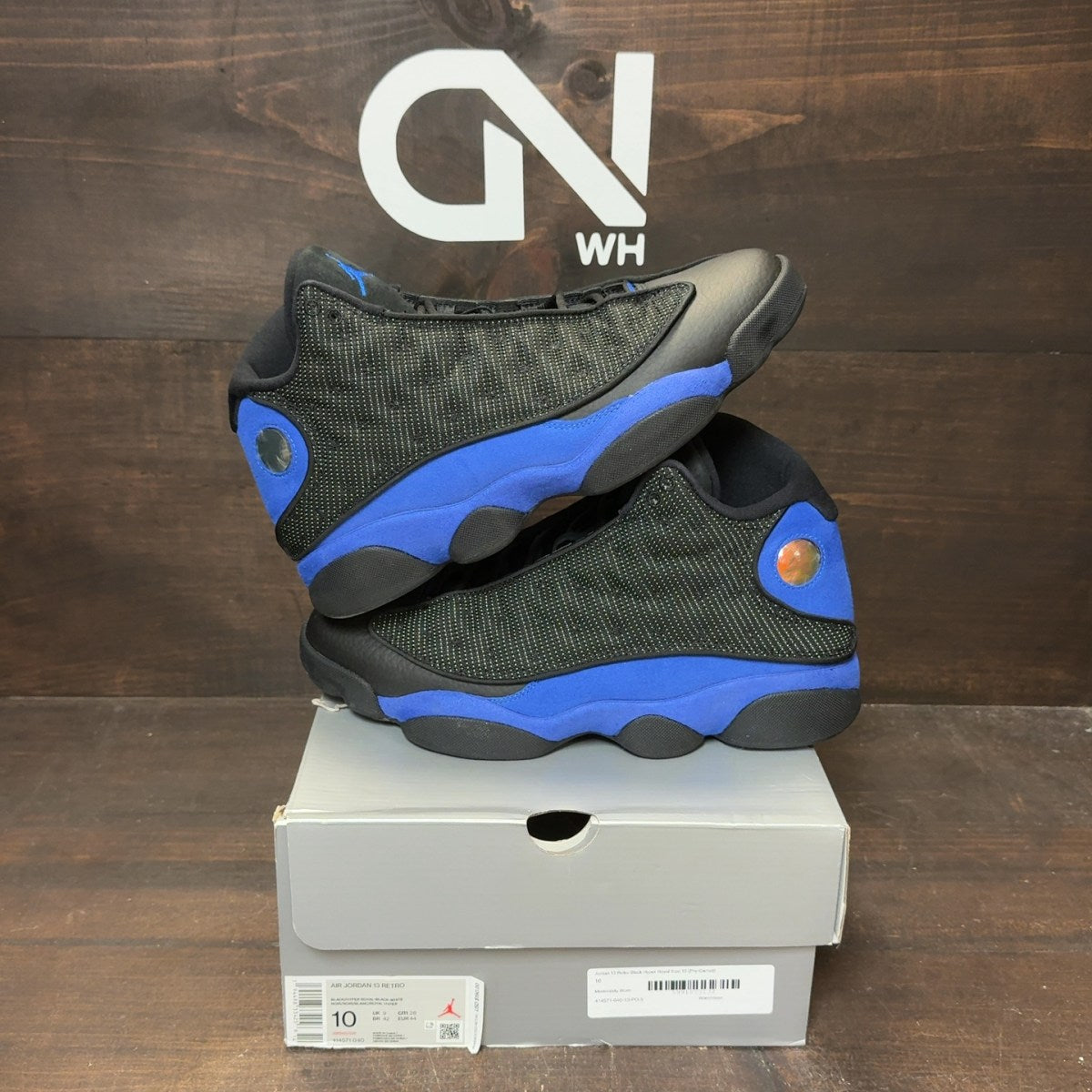 Jordan 13 Retro Black Hyper Royal - Image 1