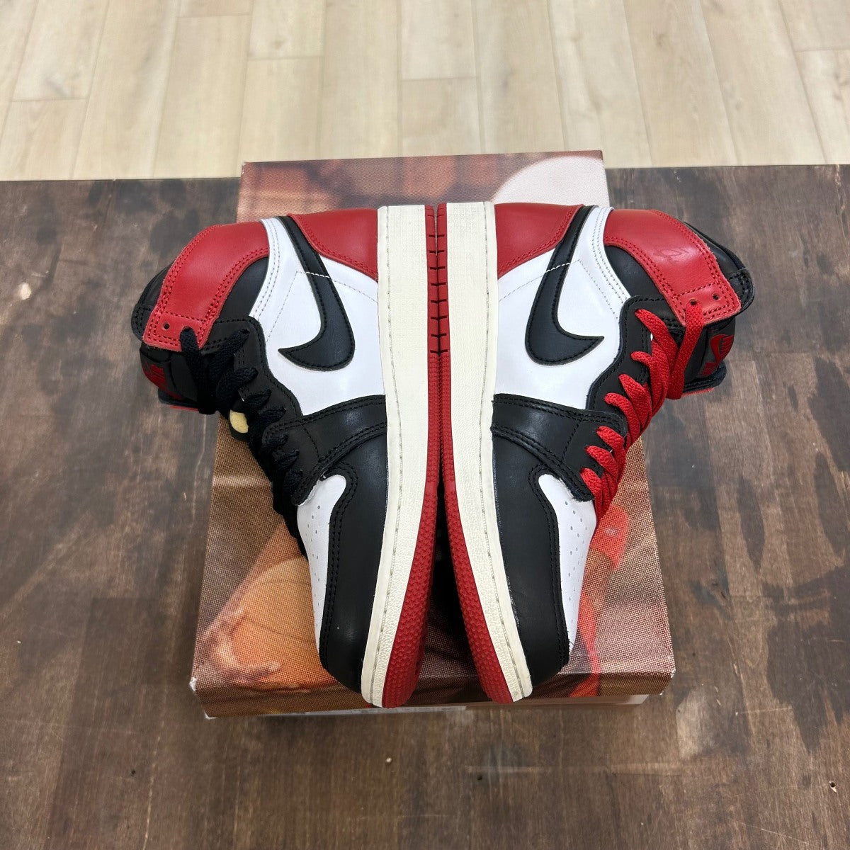 Jordan 1 Retro High OG Black Toe Reimagined (GS) - Image 3
