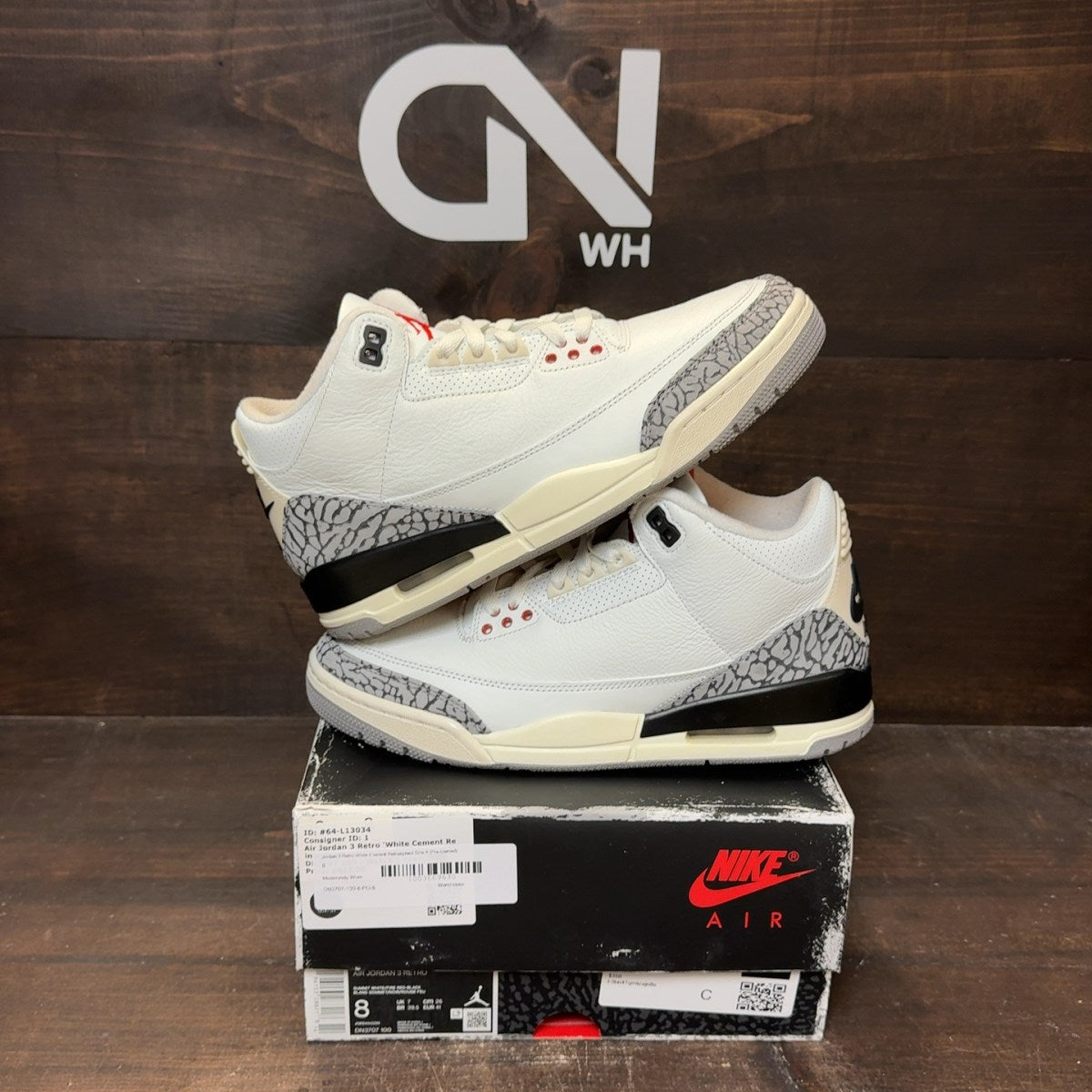 Jordan 3 Retro White Cement Reimagined - Image 1