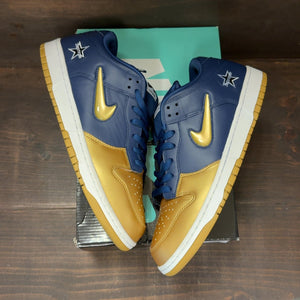 Nike SB Dunk Low Supreme Jewel Swoosh Gold Size 12 (Pre-Owned) - back