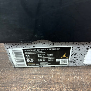 Jordan 4 Retro Off-White Sail (Women's) - Image 7