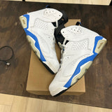 Jordan 6 Retro Sport Blue (2014) Size 11.5 (Pre-Owned) - Image 1