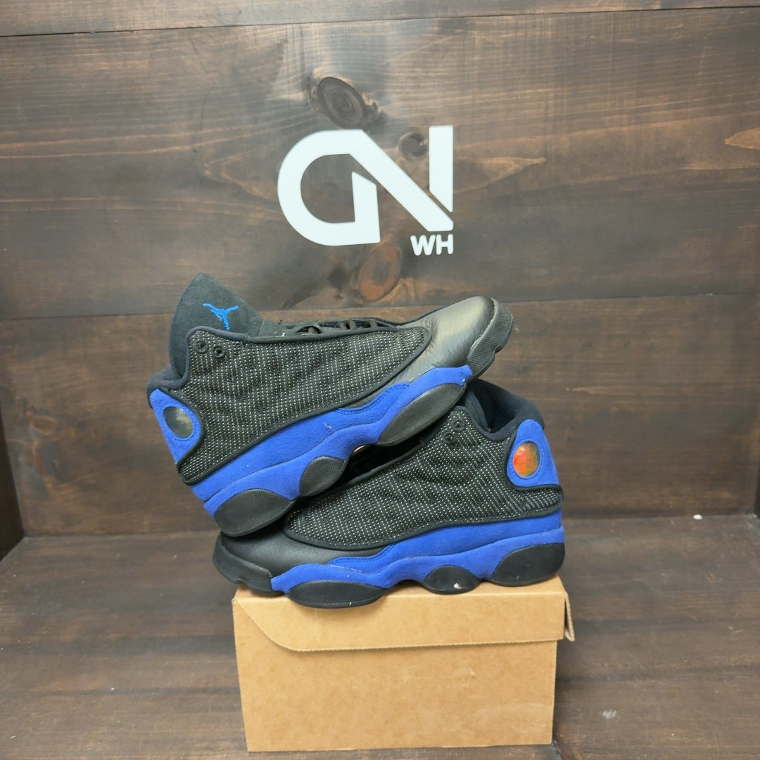 Jordan 13 Retro Black Hyper Royal (GS) Size 5Y (Pre-Owned) - Image 1