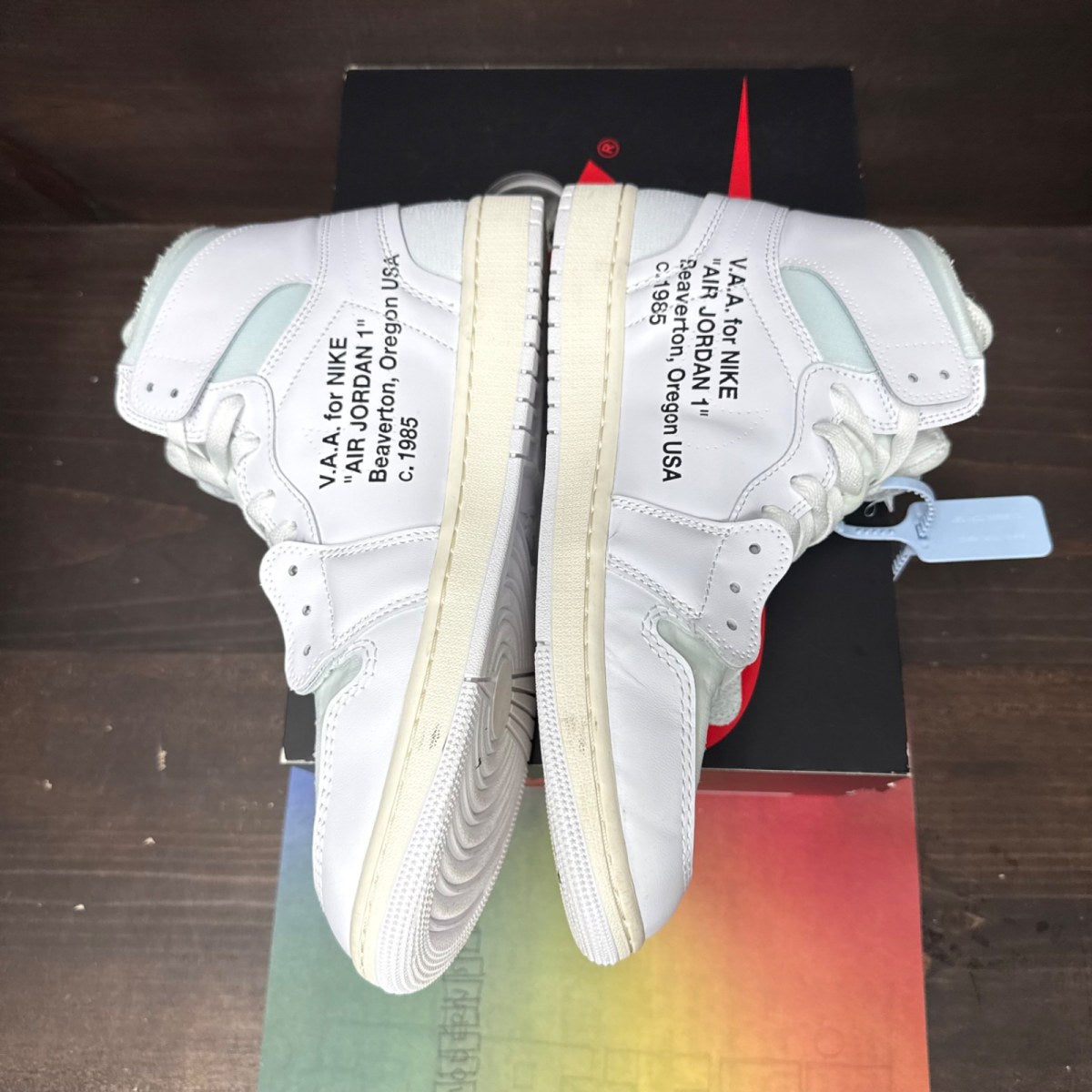 Jordan 1 Retro High Off-White Alaska Size 12.5 (Pre-Owned) - side