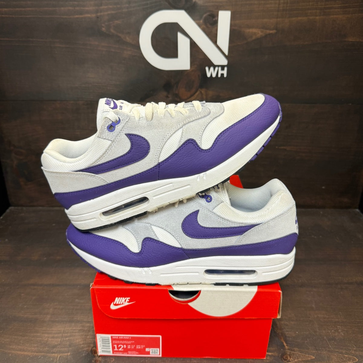 Nike Air Max 1 SC Field Purple Size 12 (Pre-Owned) - Image 1