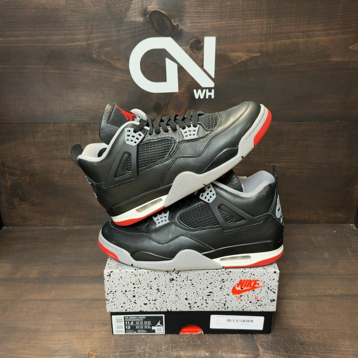 Jordan 4 Retro Bred Reimagined - Image 1
