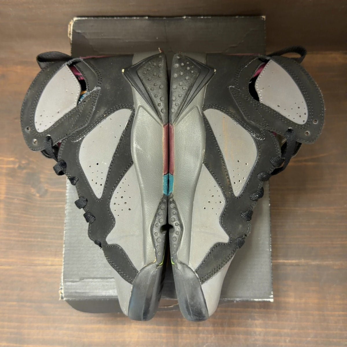 Jordan 7 Retro Bordeaux (2015) (GS) Size 5Y (Pre-Owned) - aux