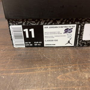 Jordan 3 Retro Tinker White University Red - Image 7