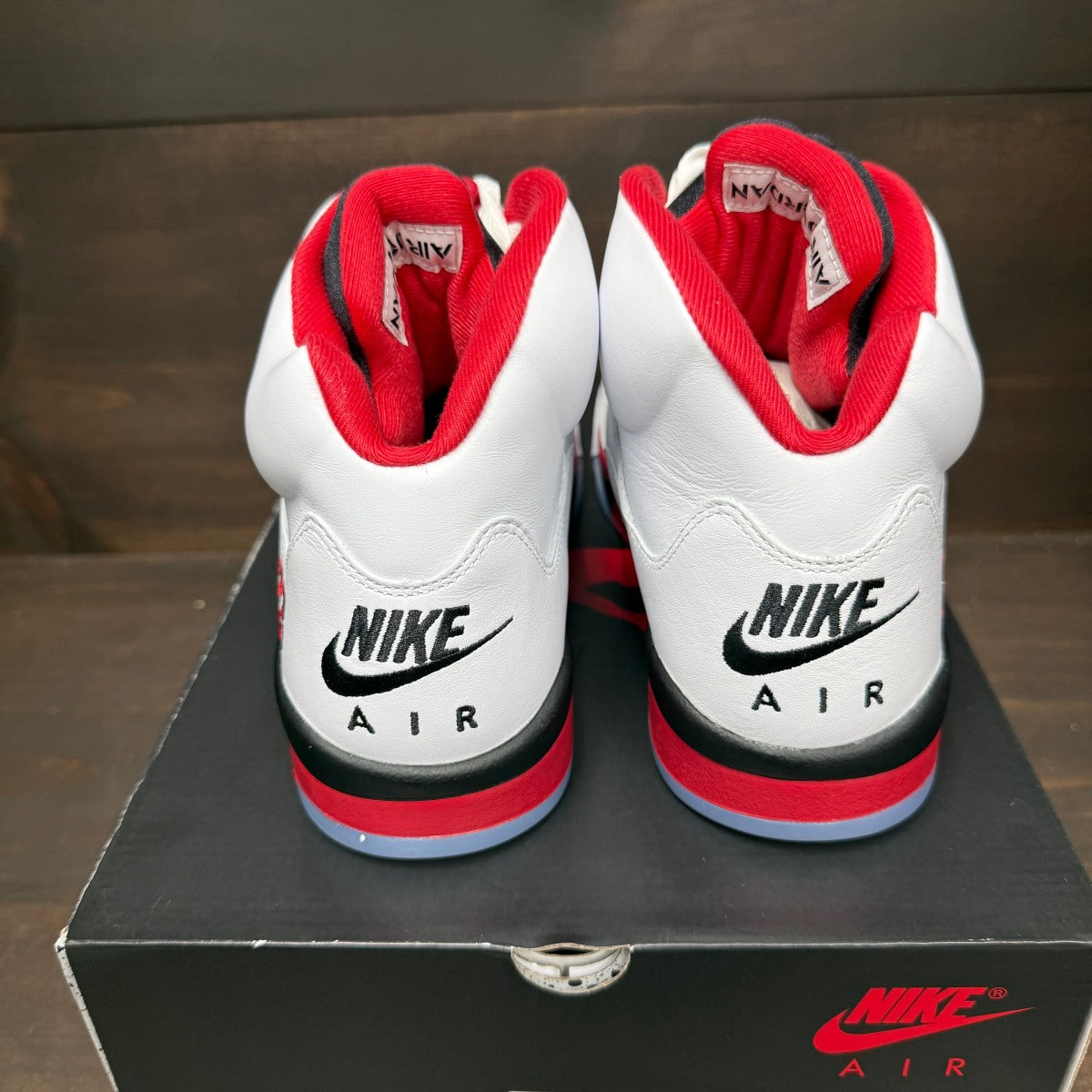 Jordan 5 Retro Fire Red Black Tongue (2025) - Image 5